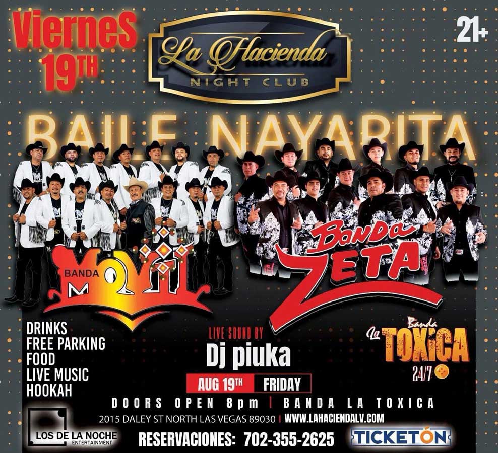 Banda Zeta y Banda Movil en Las Vegas