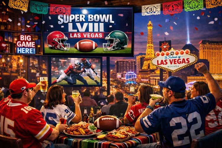 Donde ver el Super Bowl en Las Vegas