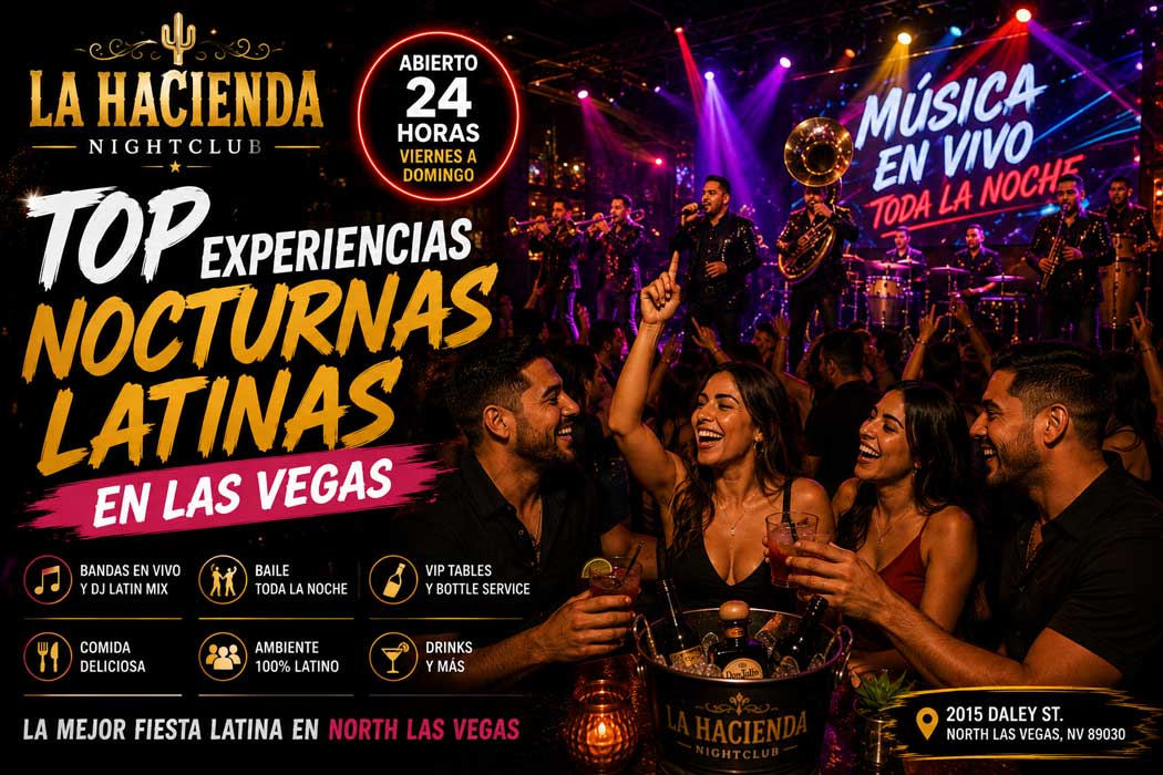 Top experiencias nocturnas latinas en Las Vegas